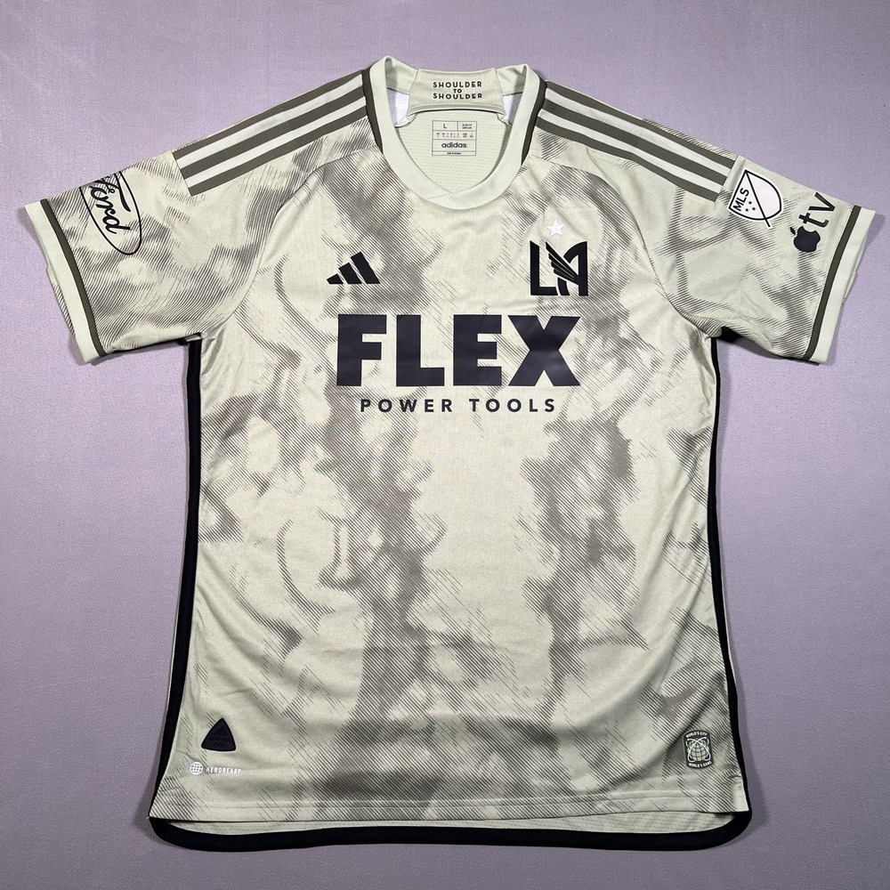 Adidas LAFC Los Angeles FC Away Jersey 23/24 Men's Size L Slim Fit Green
